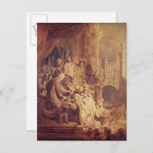 Ecce Homo, 1634 Briefkaart (Voorkant / Achterkant)