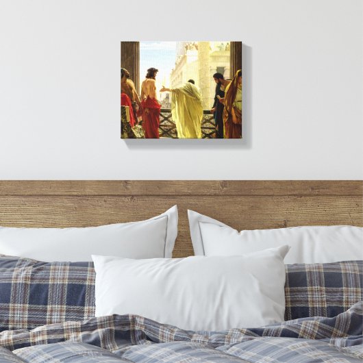 Ecce Homo, 1871, ingediend door Antonio Ciseri Canvas Afdruk (Insitu (Slaapkamer))