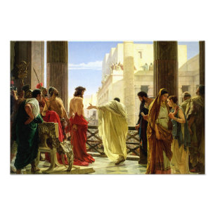 Ecce Homo, 1871, ingediend door Antonio Ciseri Foto Afdruk