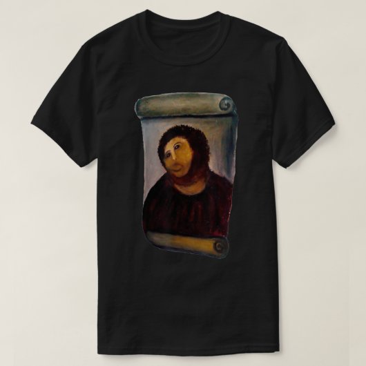 Ecce homo cecilia grappig onder een jasje t-shirt (Design voorkant)