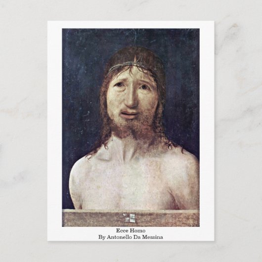 Ecce Homo door Antonello da Messina Briefkaart (Voorkant)