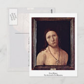 Ecce Homo door Antonello da Messina Briefkaart (Voorkant / Achterkant)