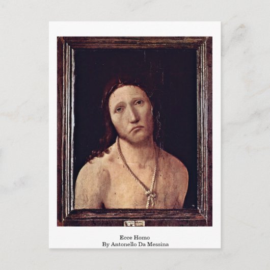 Ecce Homo door Antonello da Messina Briefkaart (Voorkant)