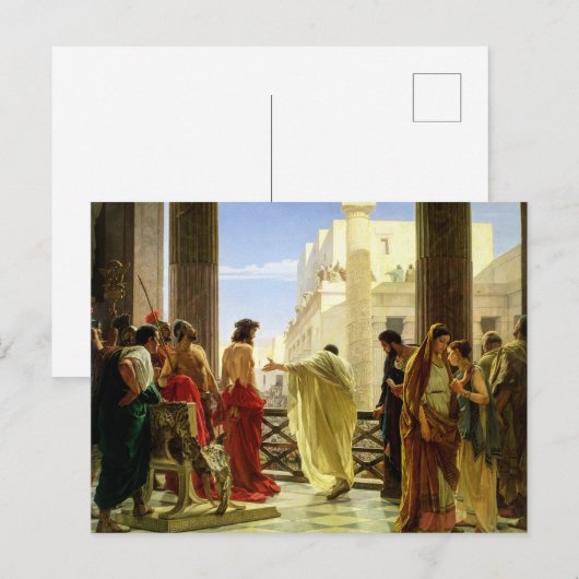 Ecce Homo door Antonio Ciseri Briefkaart (Voorkant / Achterkant)