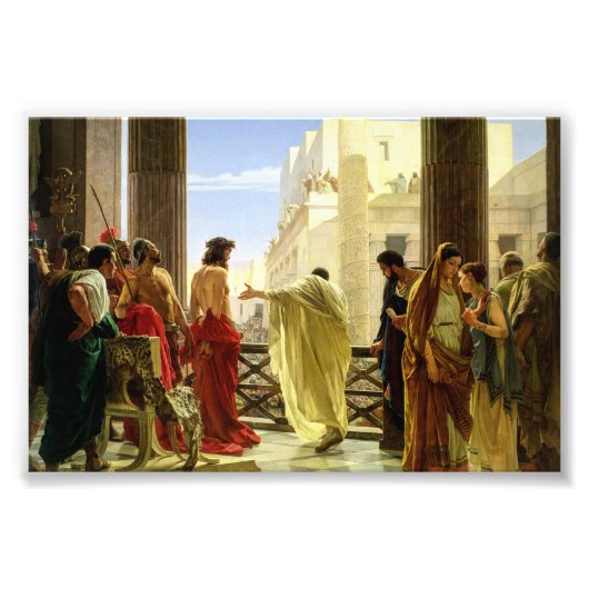 Ecce Homo door Antonio Ciseri Foto Afdruk (Voorkant)