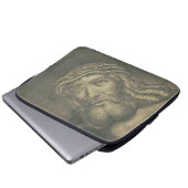 Ecce homo Heilig Gezicht van Jezus Laptop Sleeve (Voorkant onderkant)