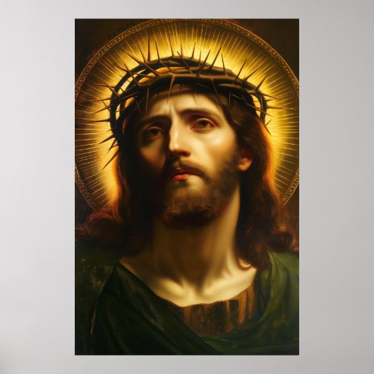 Ecce Homo | Jesus Christ with Crown of Thorns Poster (Voorkant)