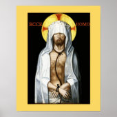 Ecce Homo Jesus pictogram Poster Aangepast (Voorkant)