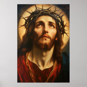 Ecce Homo   Jezus Christus met Doornenkroon Poster