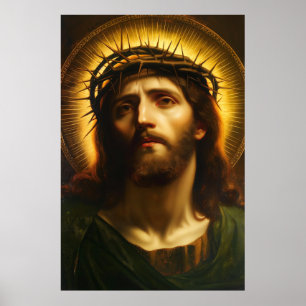 Ecce Homo   Jezus Christus met Doornenkroon Poster