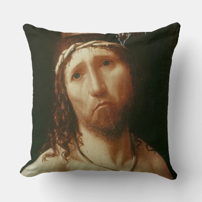 Ecce Homo (olie op het paneel) Kussen (Voorkant)