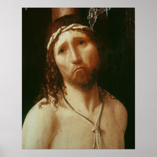 Ecce Homo (olie op het paneel) Poster