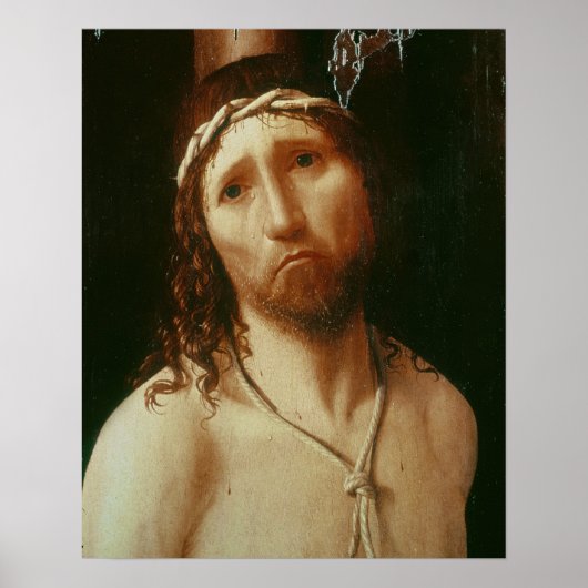 Ecce Homo (olie op het paneel) Poster (Voorkant)