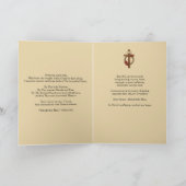 Ecce Homo Opgevouwen Heilige Kaart Gedicht Heilig  (Binnen)