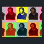 Ecce Homo - Pop Art Style Poster<br><div class="desc">Ecce Homo - Pop Art Style. ecce,  homo,  spanje,  spaans,  kunst,  restauratie,  mode,  ecce homo,  pop kunst,  stijlvol,  nieuws,  espanol,  espanola,  pop,  espanola.</div>