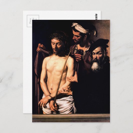 Ecce Homo van Caravaggio (1605) Briefkaart (Voorkant / Achterkant)