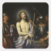 Ecce Homo Vierkante Sticker (Voorkant)