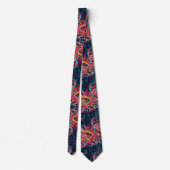 Eccentric Phoenix Satin Paisley Stropdas (Achterkant)