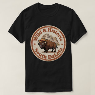 Eccentric Westerse trots_ Zuid-Dakota Vintage stij T-shirt