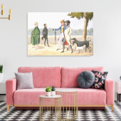 Eccentricity, bord 11 uit 'The Noodable Qualifi' Canvas Afdruk (Insitu (Woonkamer))