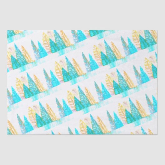 Eccentrisch dennenweefsel tissuepapier (Voorkant)