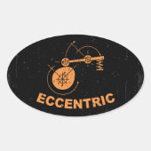Eccentrisch Ovale Sticker (Voorkant)