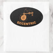 Eccentrisch Ovale Sticker (Tas)