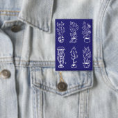 Eccentrische botanische button (Insitu)