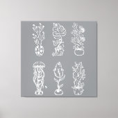 Eccentrische botanische canvas afdruk (Voorkant)