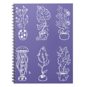 Eccentrische botanische notitieboek
