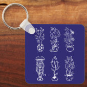 Eccentrische botanische sleutelhanger (Voorkant)