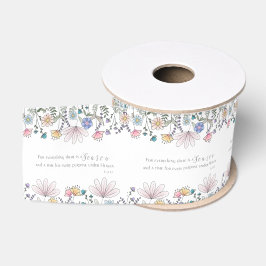 Eccl 3:1 Voor alles is er een Season Plaque Grosgrain Lint