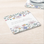 Eccl 3:1 Voor alles is er een seizoensgebuik Kartonnen Onderzetters (Schuin)