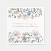 Eccl 3:1 Voor alles is er een seizoensgebuik Servet (Voorkant)