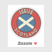 Eccles, Scotland Sticker (Vel)