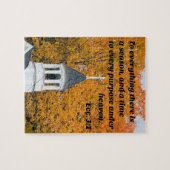 Ecclesiast 3:1 Op alles is er een seizoen Legpuzzel (Horizontaal)