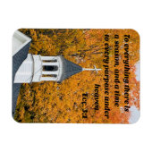 Ecclesiast 3:1 Op alles is er een seizoen Magneet (Horizontaal)