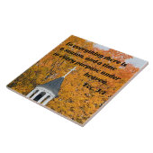 Ecclesiast 3:1 Op alles is er een seizoen Tegeltje (Zijkant)