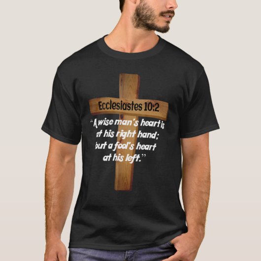 Ecclesiastes 102 Bijbelprijsopgave Christelijk T-shirt (Voorkant)