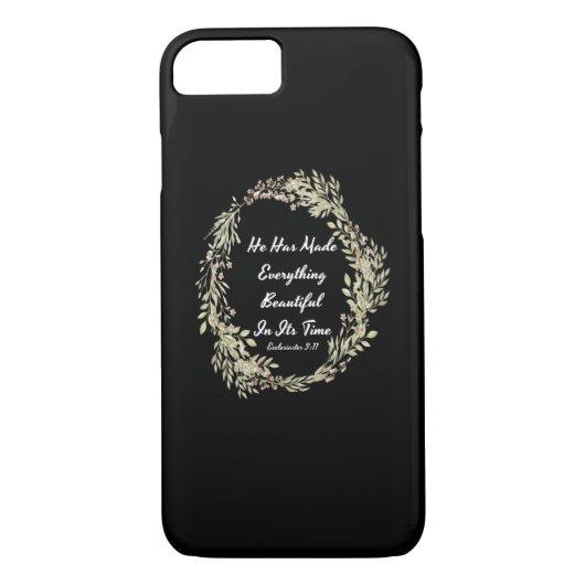 Ecclesiastes 311 NIV - Bijbelverse Case-Mate iPhone Case (Achterkant)