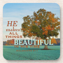 Ecclesiastes 3:11 Alle mooie Onderzetters