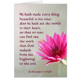 Ecclesiastes 3:11 Alles mooi in zijn tijd