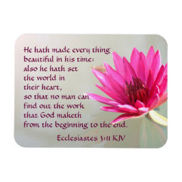 Ecclesiastes 3:11 Alles mooi in zijn tijd Magneet