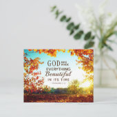 Ecclesiastes 3:11 Hij heeft alles mooi gemaakt Briefkaart (Staand voorkant)