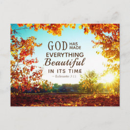 Ecclesiastes 3:11 Hij heeft alles mooi gemaakt Briefkaart