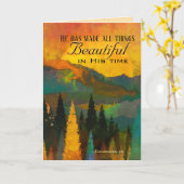 Ecclesiastes 3:11 Hij heeft alles mooi gemaakt Kaart (Gele Bloem)