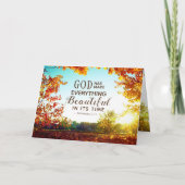 Ecclesiastes 3:11 Hij heeft alles mooi gemaakt Kaart (Voorkant)