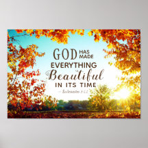 Ecclesiastes 3:11 Hij heeft alles mooi gemaakt