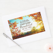 Ecclesiastes 3:11 Hij heeft alles mooi gemaakt Rechthoekige Sticker (Envelop)