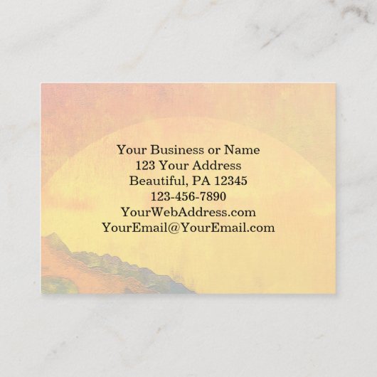 Ecclesiastes 3:11 Hij heeft alles mooi gemaakt Visitekaartje (Achterkant)